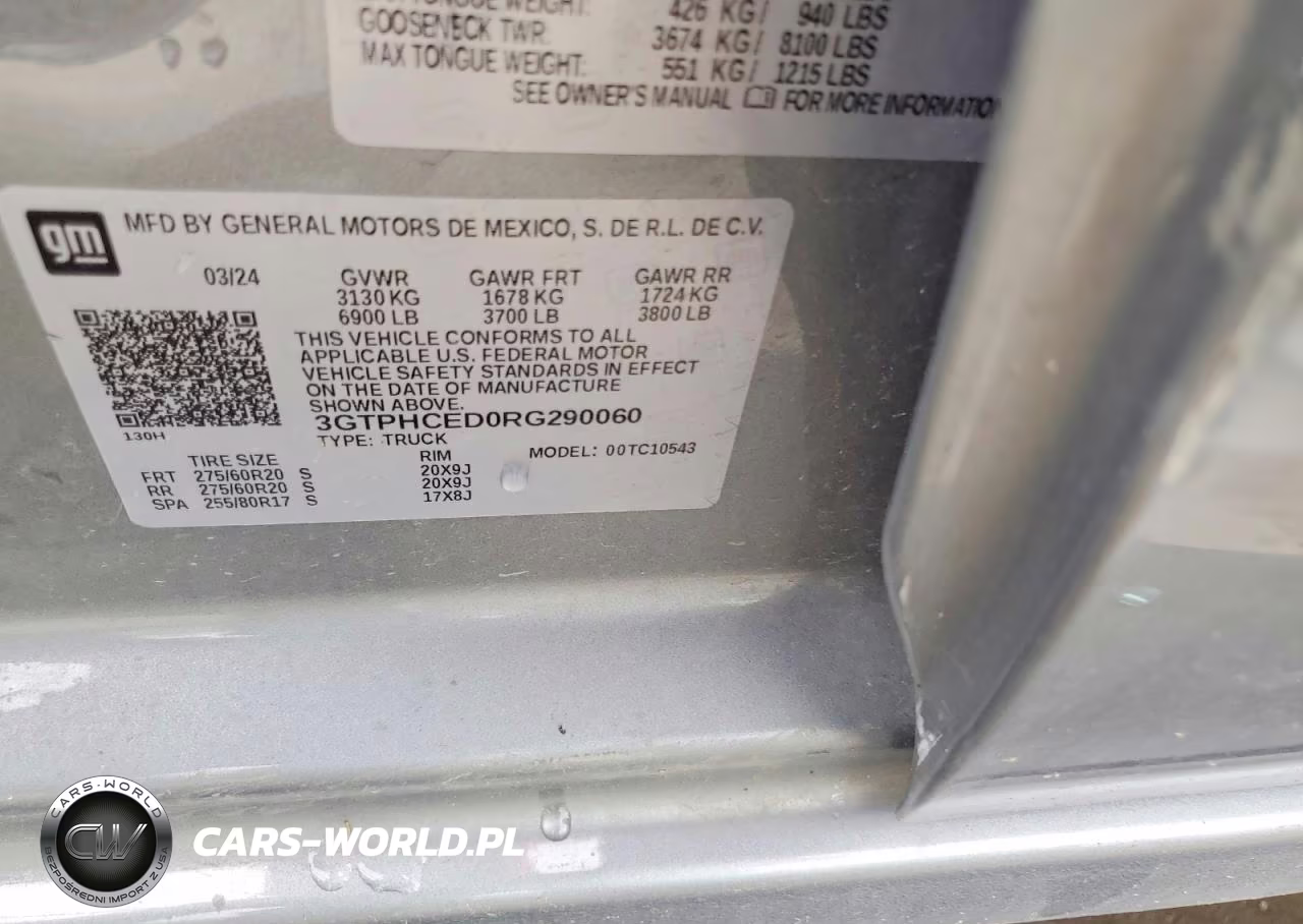 2024 GMC Sierra VIN:3GTPHCED0RG290060 - 12