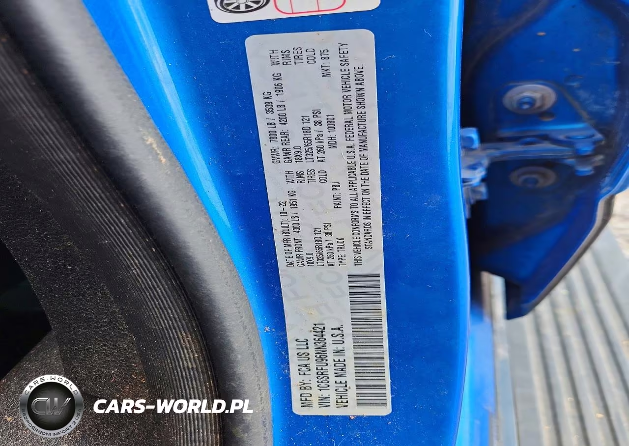 2022 Ram 1500 Trx VIN:1C6SRFU96NN364421 - 13
