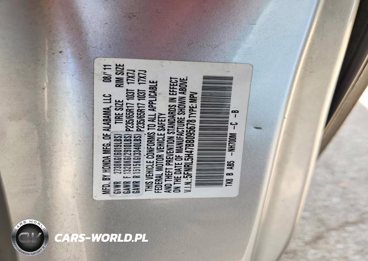 2011 Honda Odyssey Ex VIN:5FNRL5H47BB095678 - 13