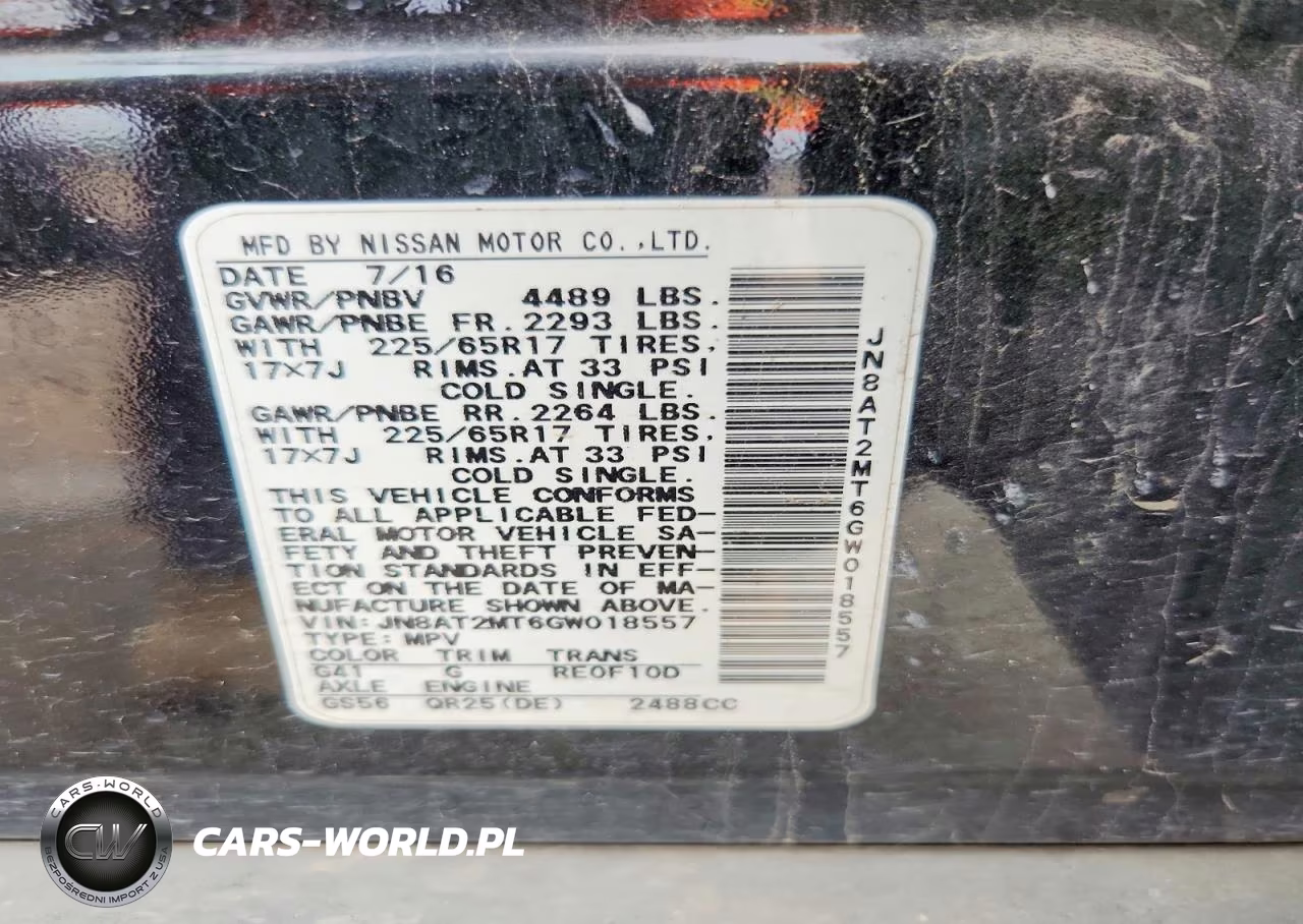 2016 Nissan Rogue Sv VIN:JN8AT2MT6GW018557 - 13