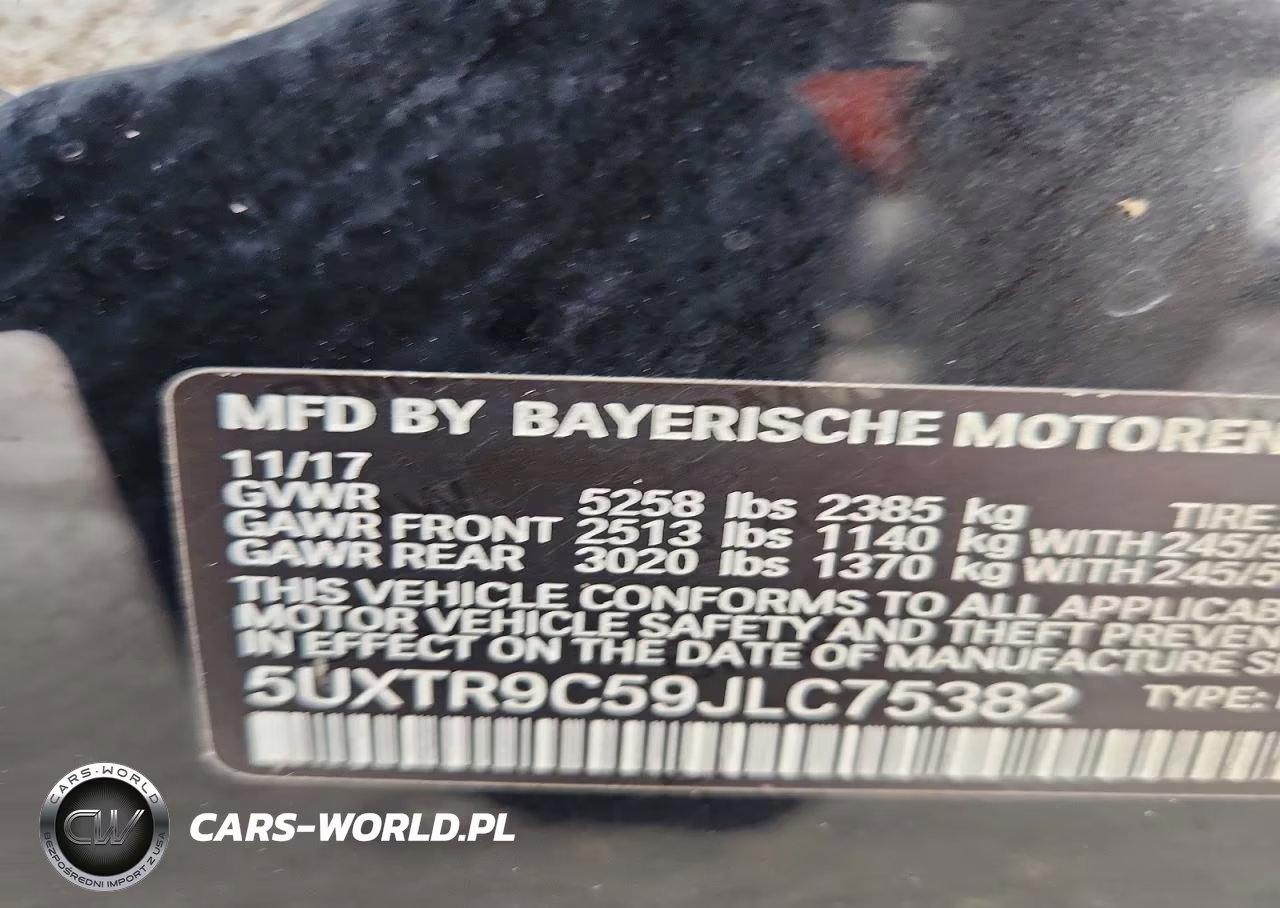2018 BMW X3 xDrive30I VIN:5UXTR9C59JLC75382 - 13