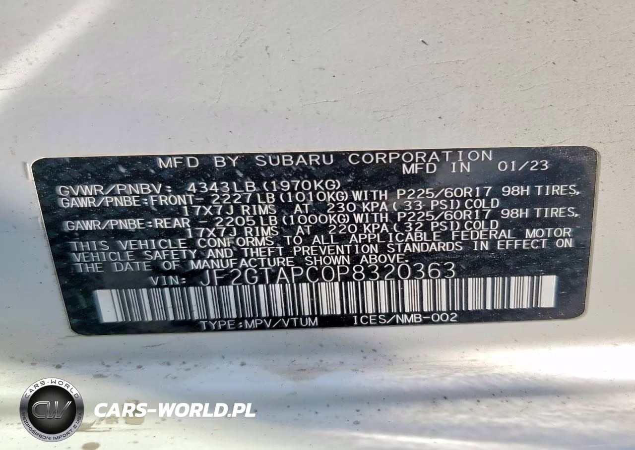 2023 Subaru Crosstrek Premium VIN:JF2GTAPC0P8320363 - 14