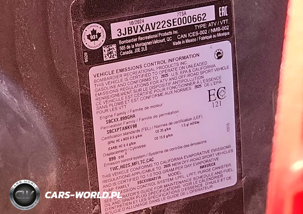2025 Can-Am Maverick X3 Utility Vehicle VIN:3JBVXAV22SE000662 - 10