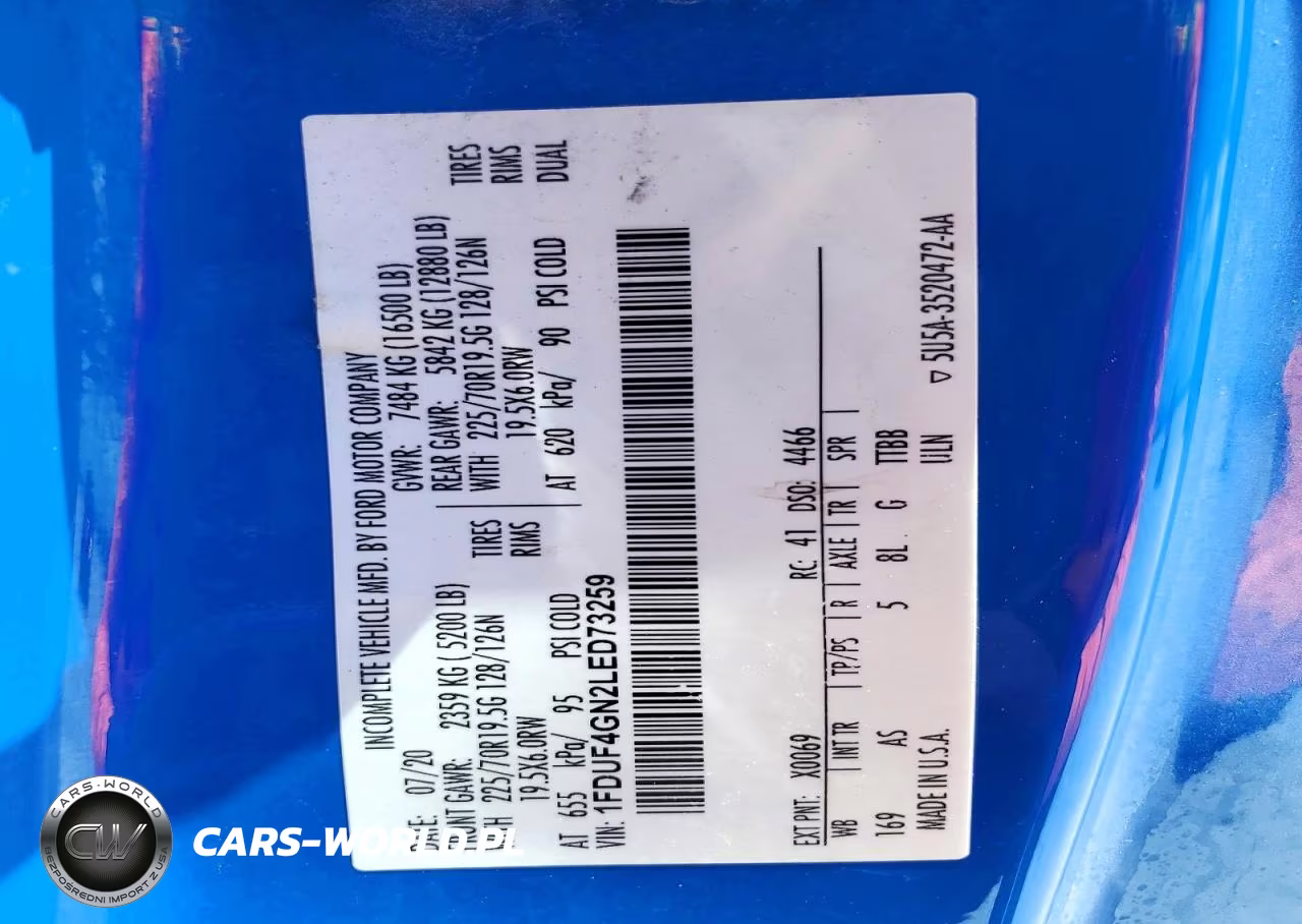 2020 Ford F450 Super Duty VIN:1FDUF4GN2LED73259 - 10