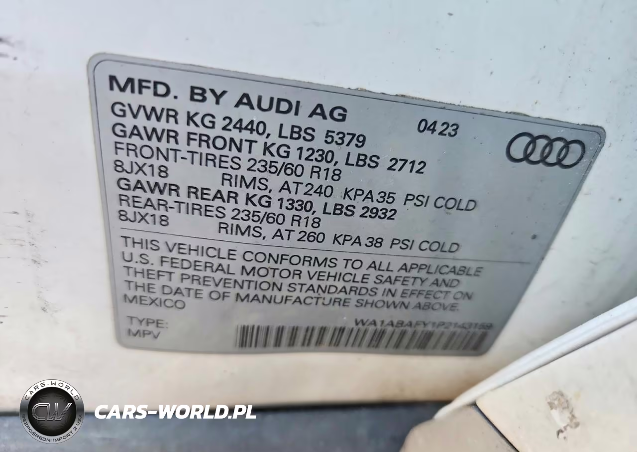 2023 Audi Q5 Premium 40 VIN:WA1ABAFY1P2143159 - 12