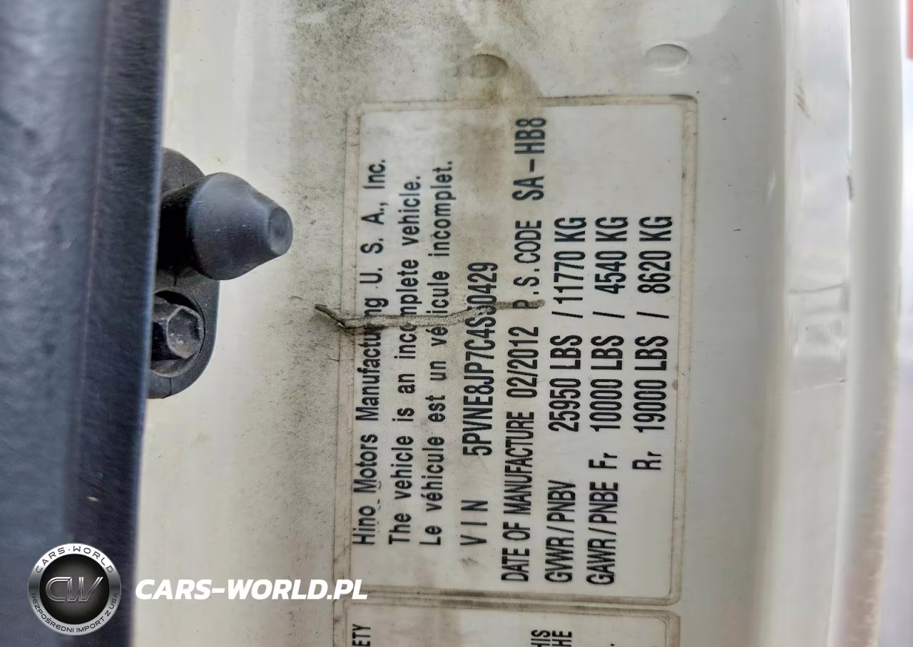 2012 Hino 258-268 Refrigerated Box Truck VIN:5PVNE8JP7C4S50429 - 10