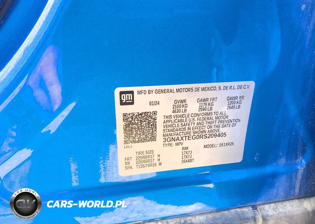 2024 Chevrolet Equinox Lt VIN:3GNAXTEG0RS209405 - 13