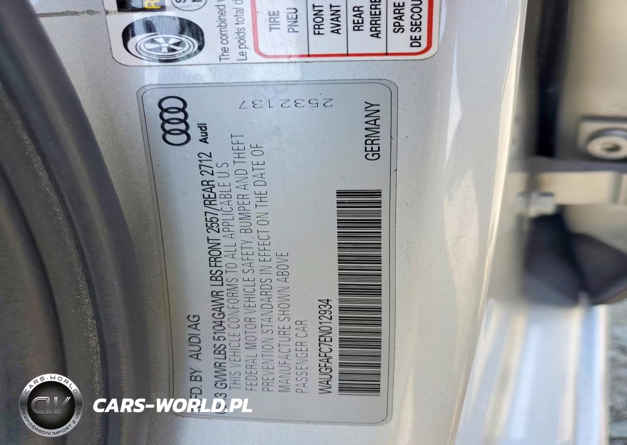 2014 Audi A6 Premium Plus VIN:WAUGFAFC7EN012934 - 12