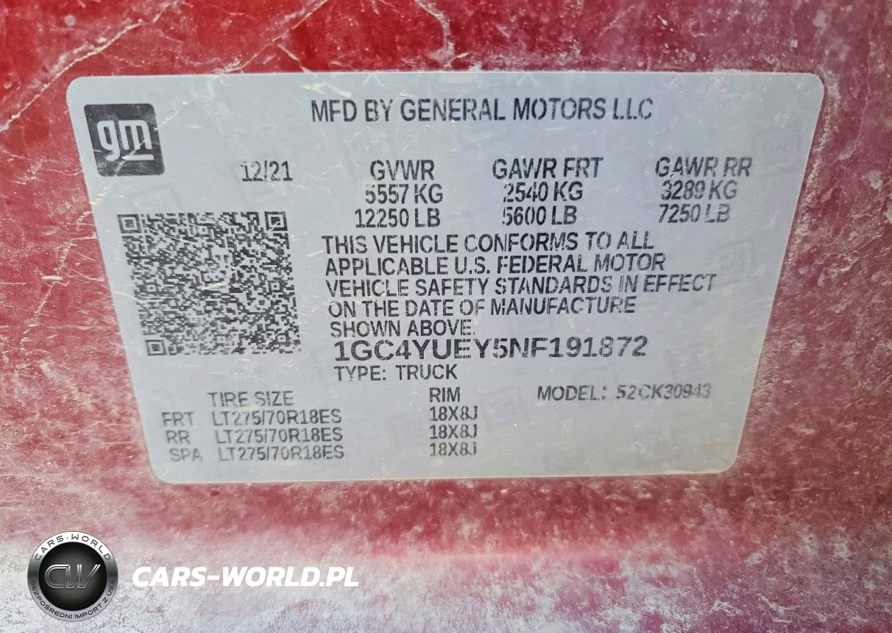 2022 Chevrolet Silverado K3500 Ltz VIN:1GC4YUEY5NF191872 - 14