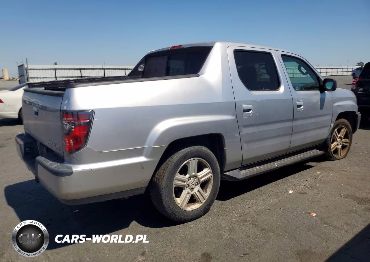2012 Honda Ridgeline Rtl VIN:5FPYK1F56CB454563 - 3