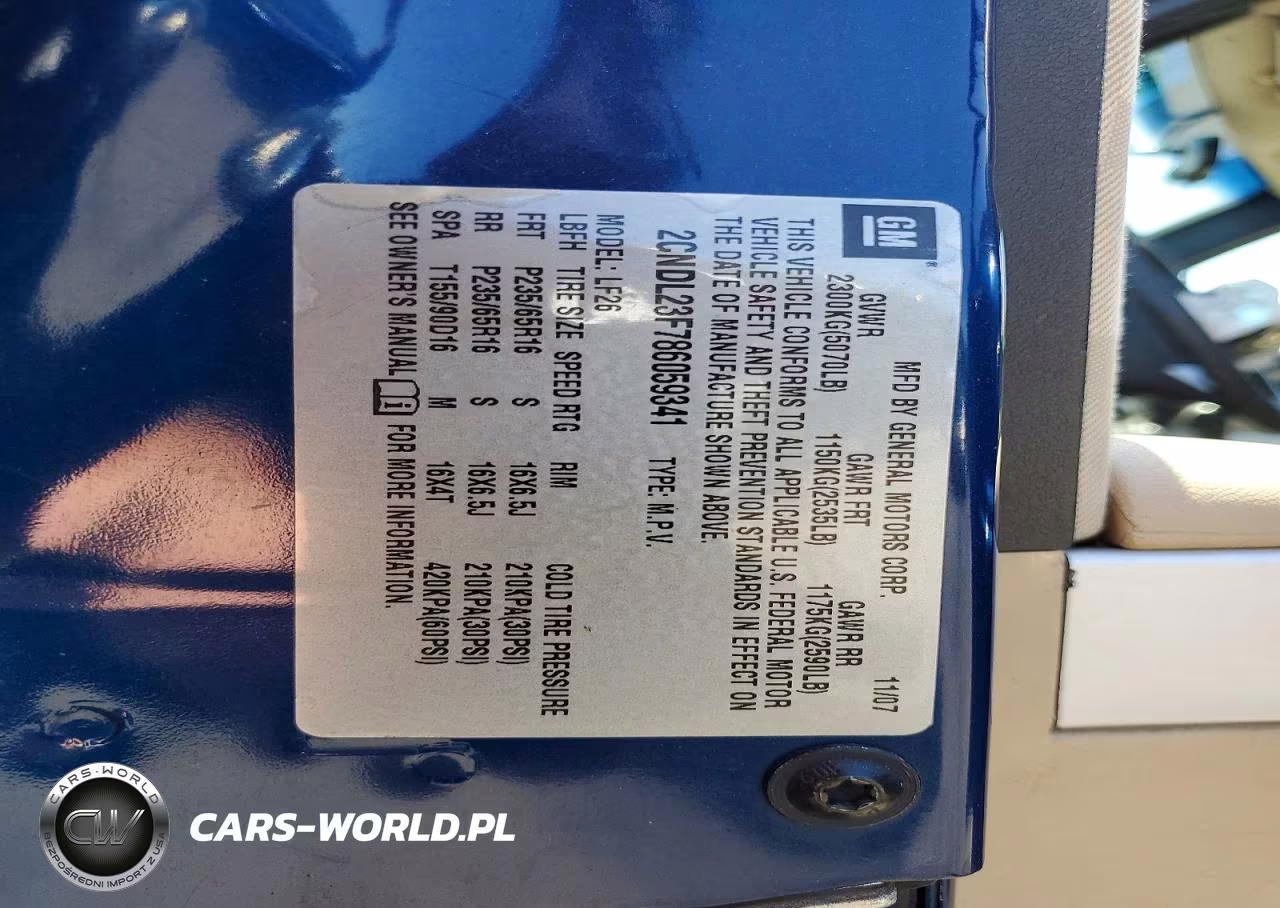 2008 Chevrolet Equinox Ls VIN:2CNDL23F786059341 - 14