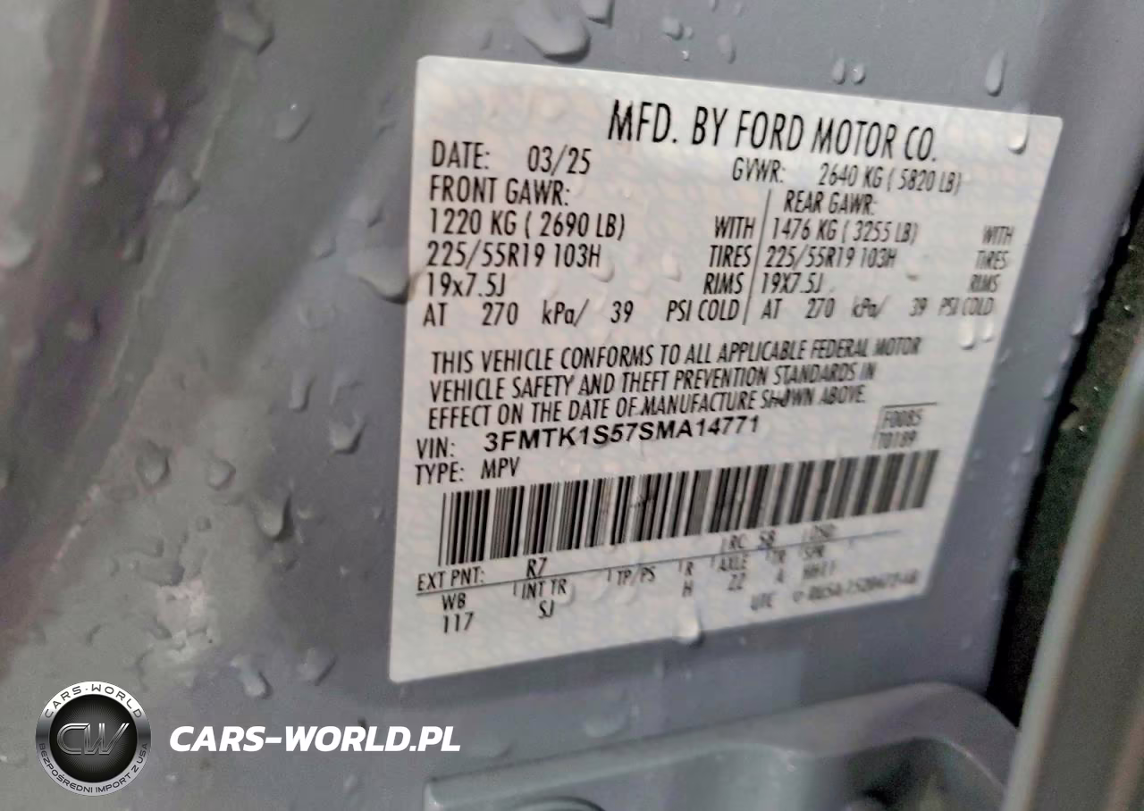 2025 Ford Mustang Mach-E Select VIN:3FMTK1S57SMA14771 - 13