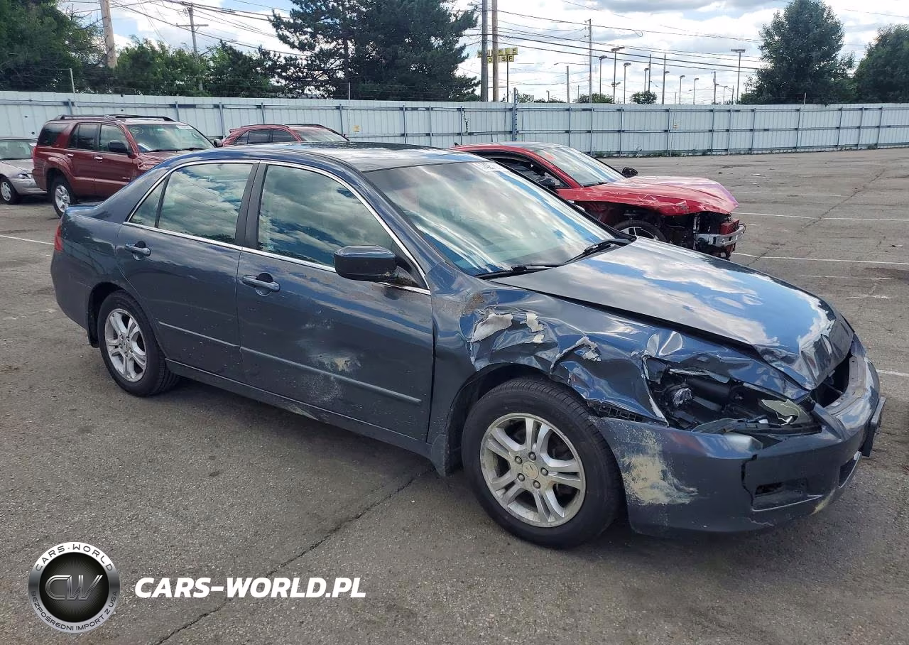 2007 Honda Accord Se VIN:1HGCM56347A021665 - 4
