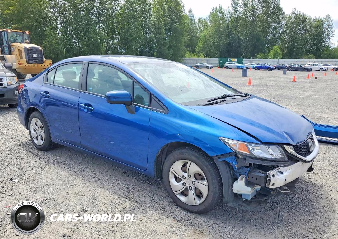 2014 Honda Civic Lx VIN:19XFB2F50EE273635 - 4