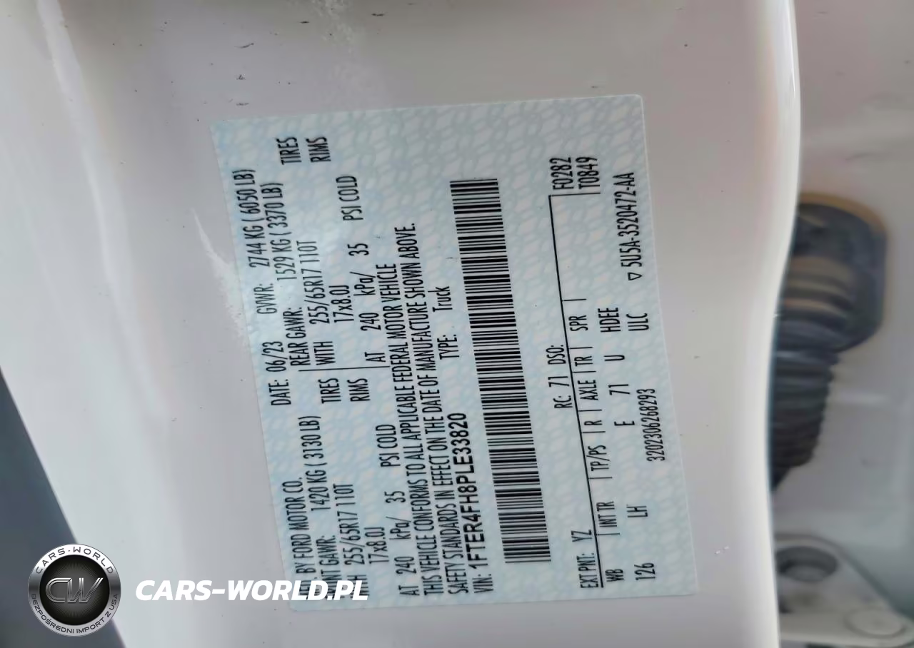 2023 Ford Ranger Xl VIN:1FTER4FH8PLE33820 - 13