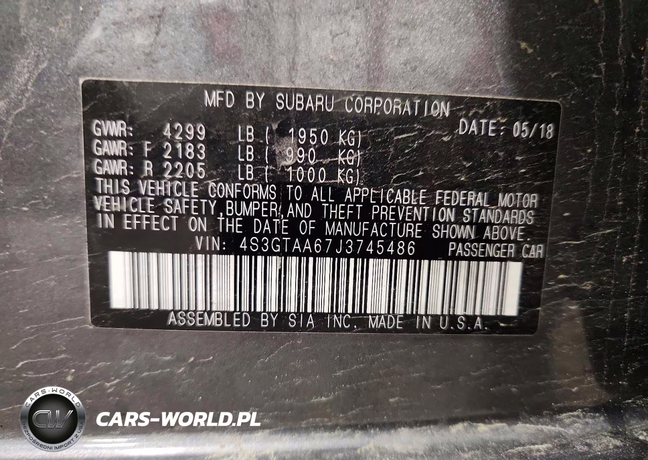 2018 Subaru Impreza VIN:4S3GTAA67J3745486 - 13