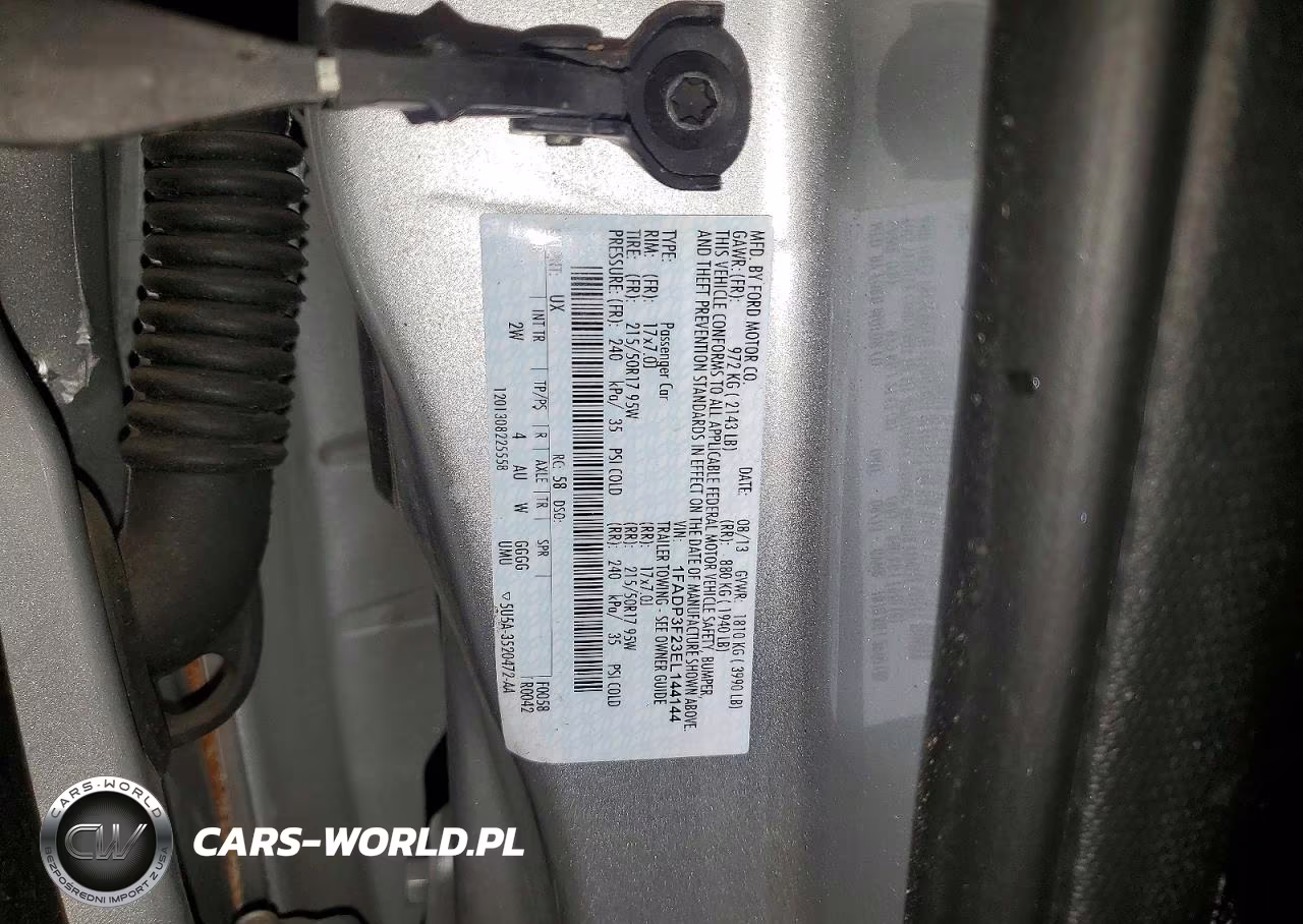 2014 Ford Focus Se VIN:1FADP3F23EL144144 - 12