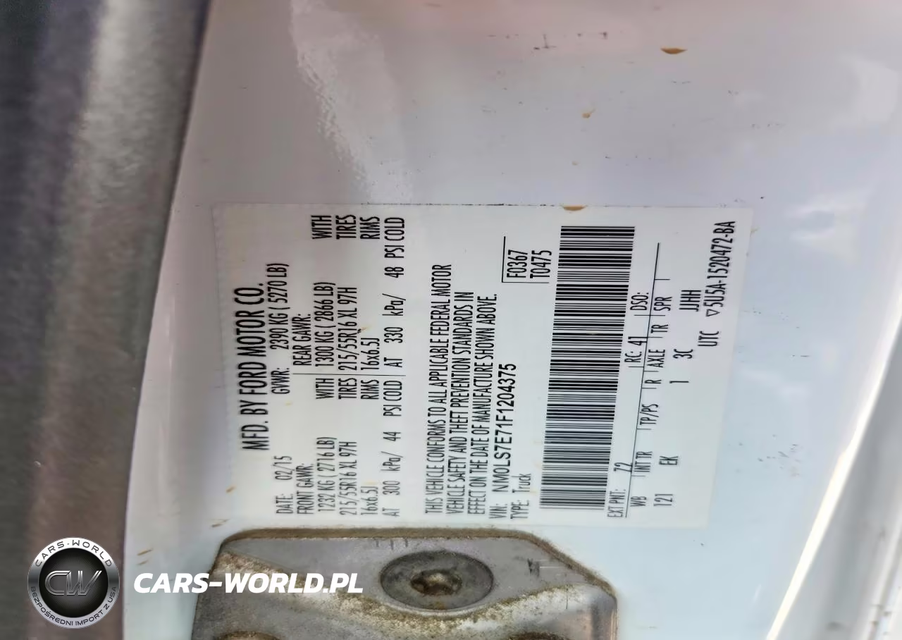 2015 Ford Transit Connect Xl VIN:NM0LS7E71F1204375 - 12