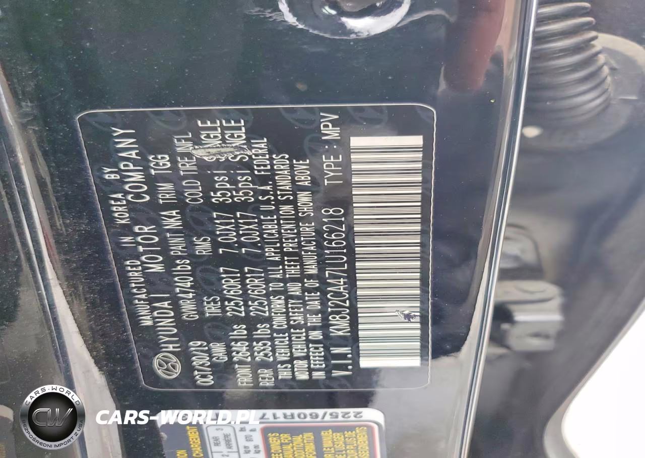 2020 Hyundai Tucson Se VIN:KM8J2CA47LU166218 - 14