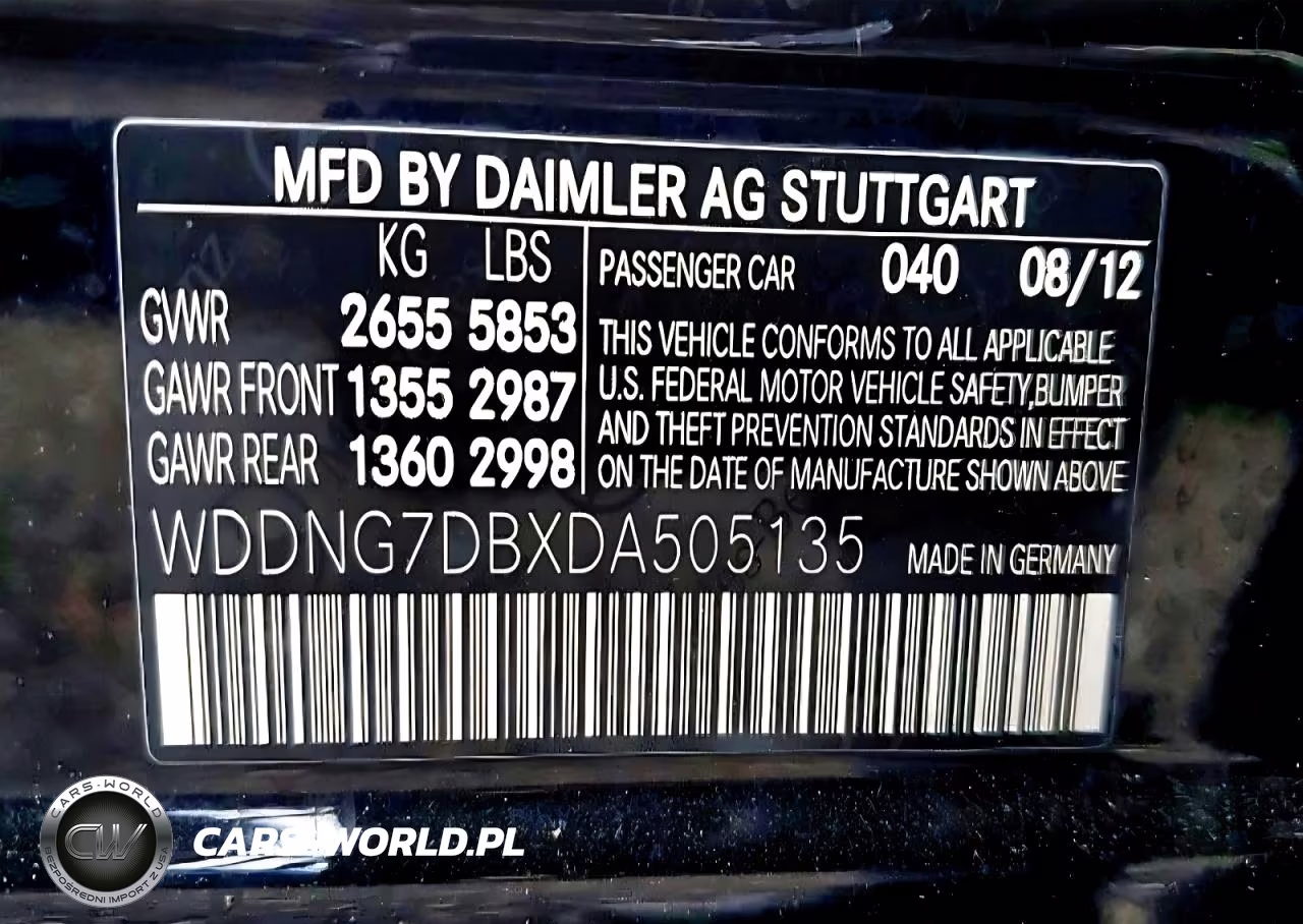 2013 Mercedes-Benz S 550 VIN:WDDNG7DBXDA505135 - 9