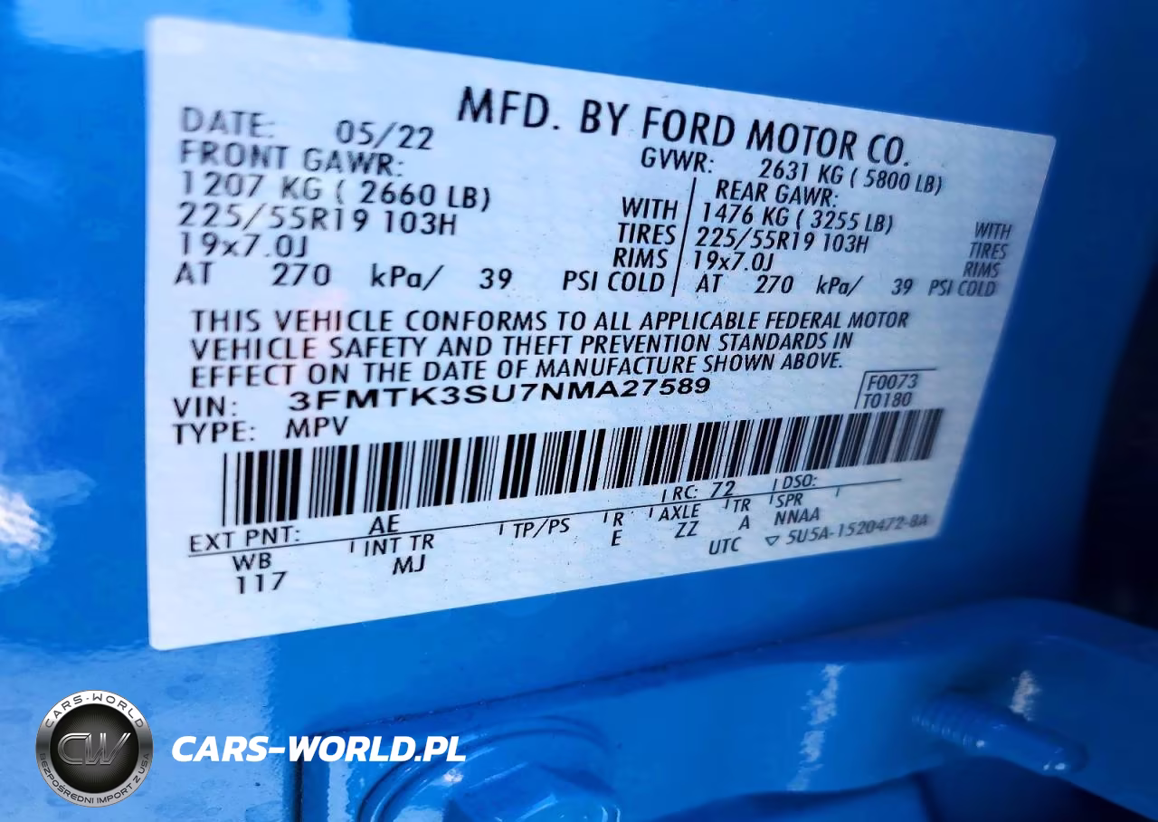 2022 Ford Mustang Mach-E Premium VIN:3FMTK3SU7NMA27589 - 14