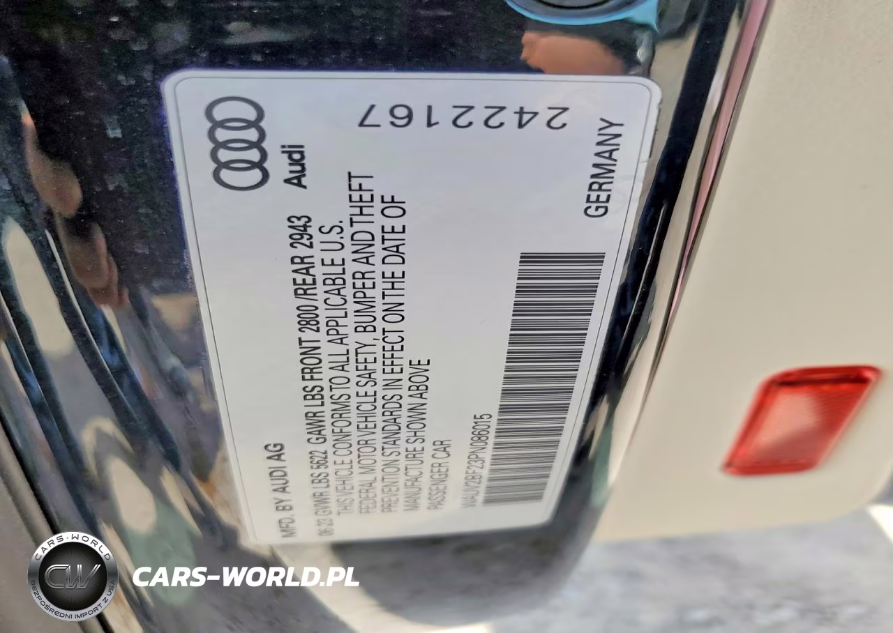 2023 Audi A7 Prestige S-Line VIN:WAUV2BF23PN086015 - 12