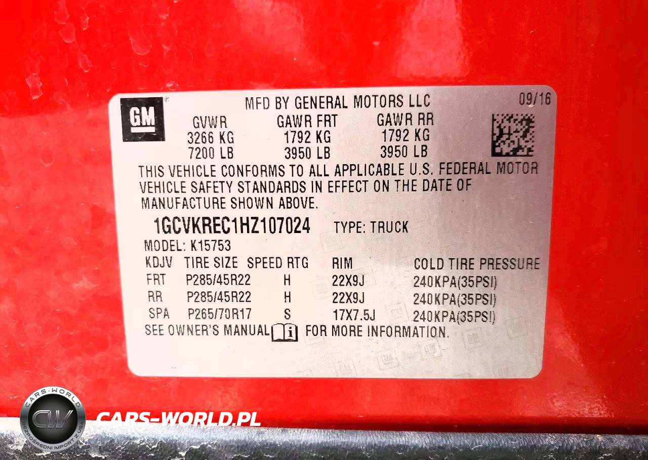 2017 Chevrolet Silverado K1500 Lt VIN:1GCVKREC1HZ107024 - 12