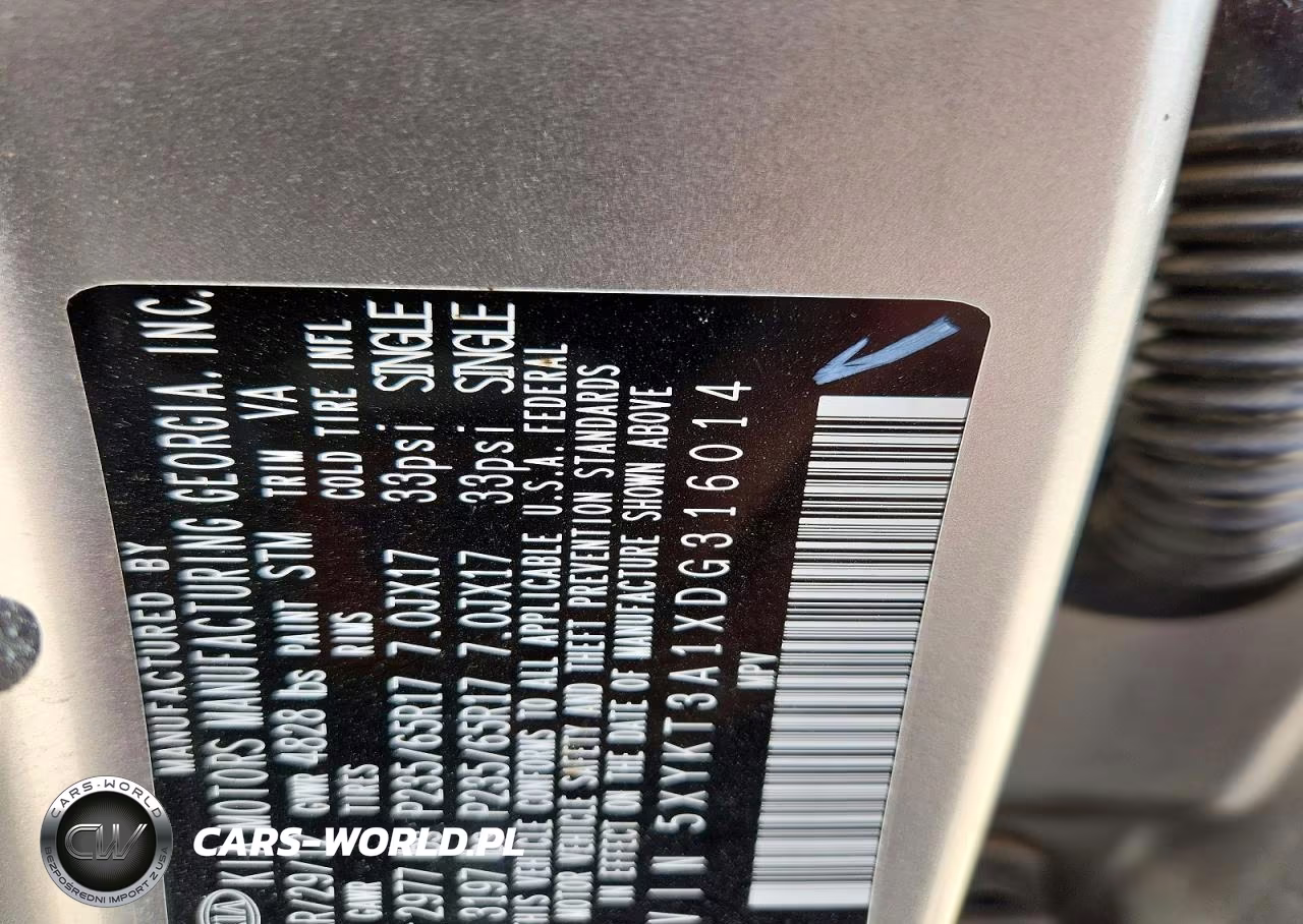 2013 Kia Sorento Lx VIN:5XYKT3A1XDG316014 - 13