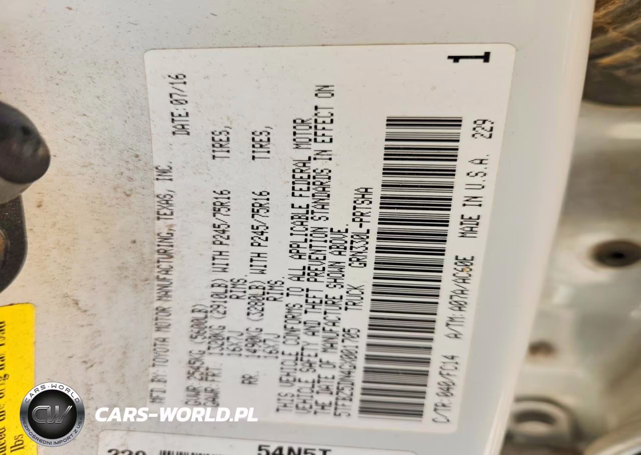 2016 Toyota Tacoma VIN:5TFBZ5DN4GX001705 - 12