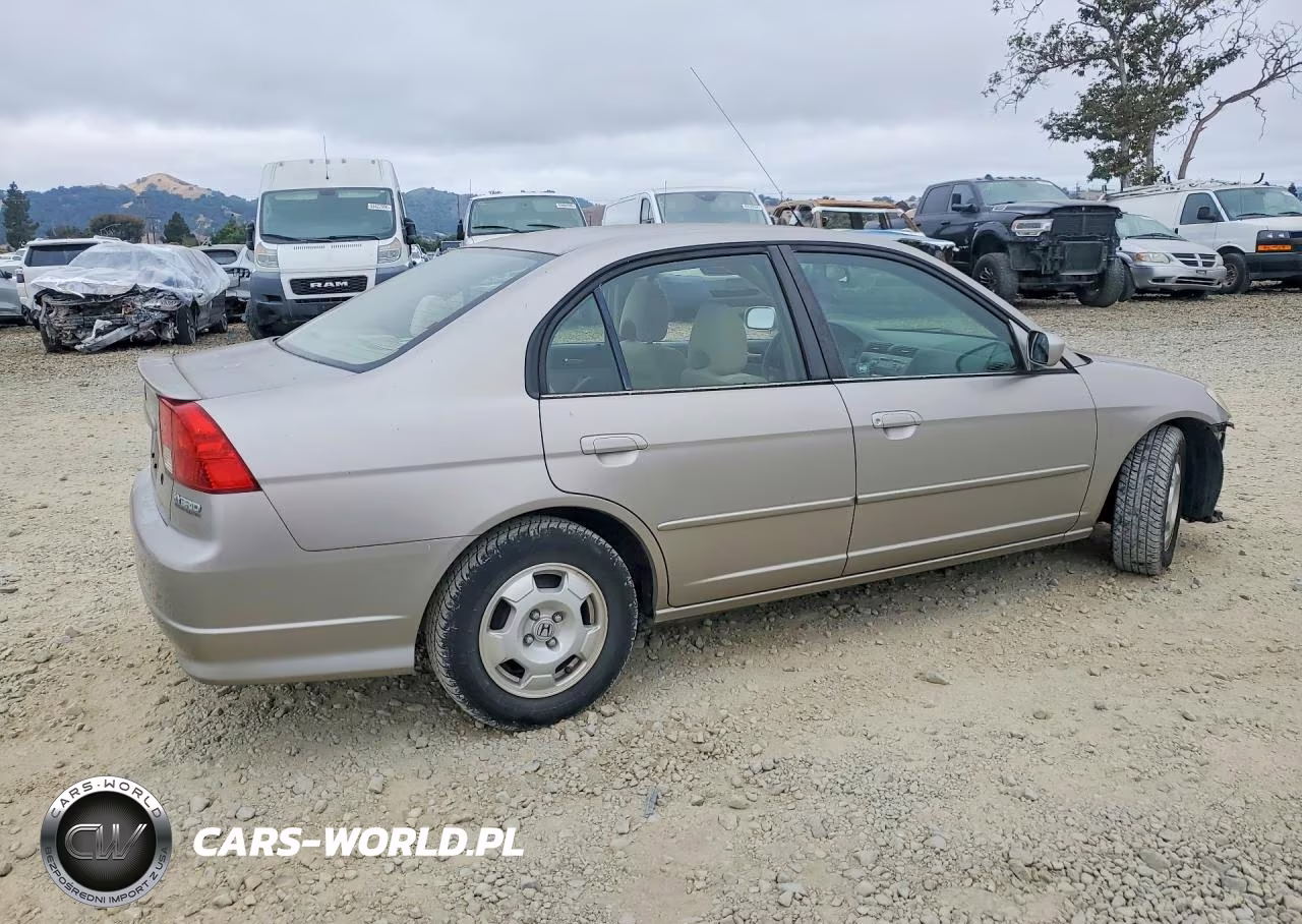 2004 Honda Civic Hybrid VIN:JHMES956X4S016569 - 3