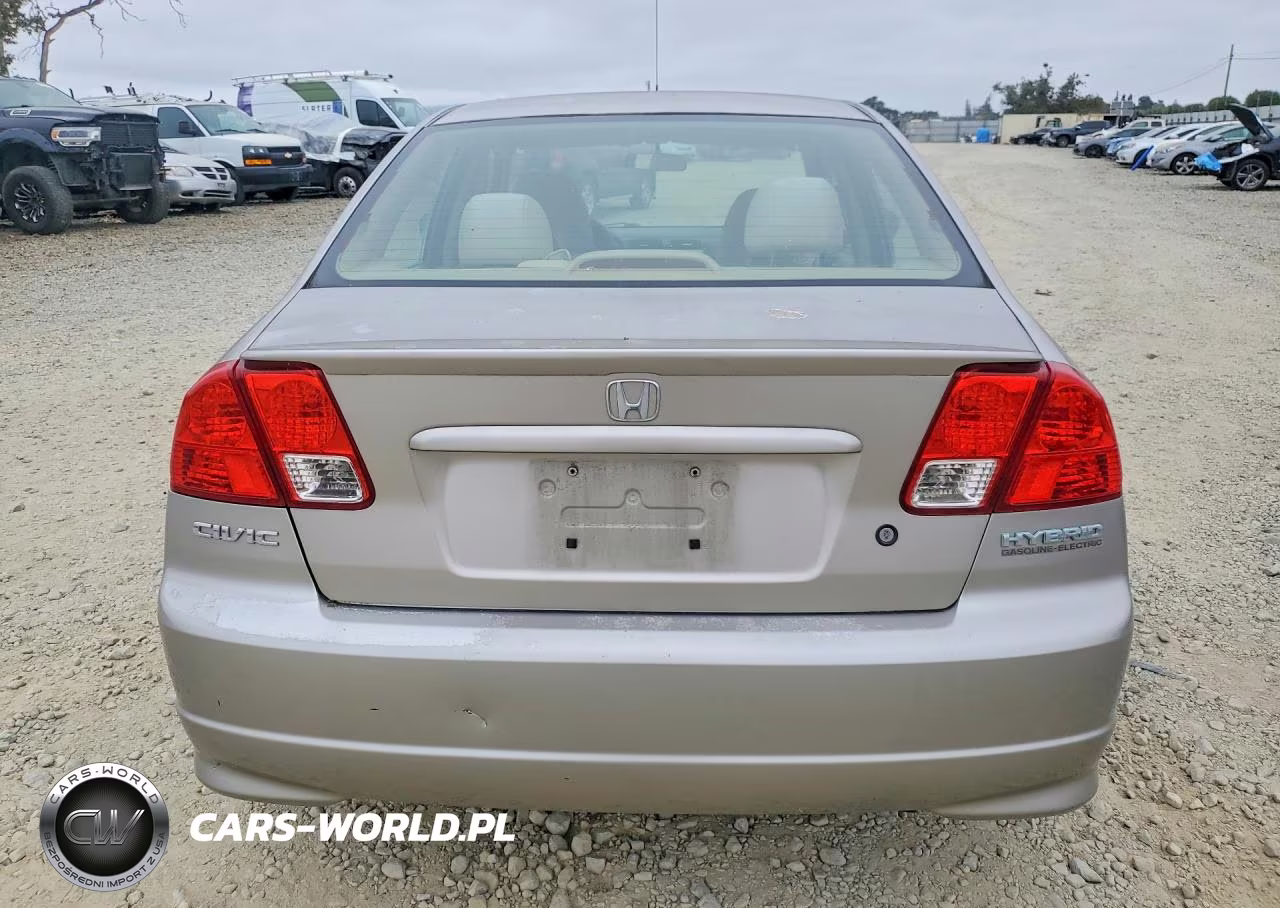 2004 Honda Civic Hybrid VIN:JHMES956X4S016569 - 6