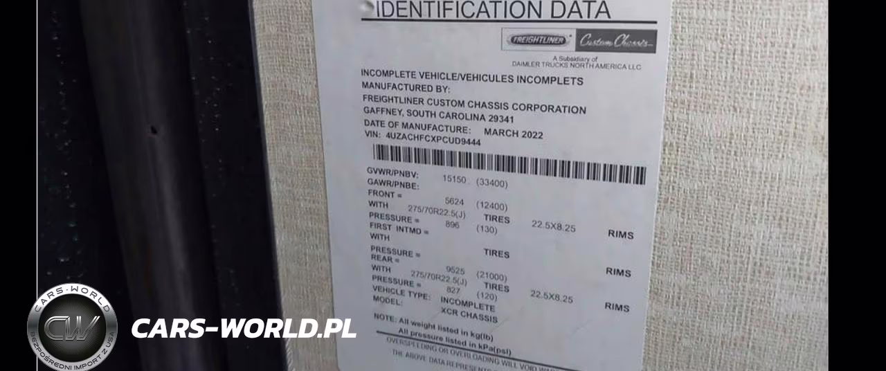 2023 FREIGHTLINER CHASSIS XC VIN:4UZACHFCXPCUD9444 - 10
