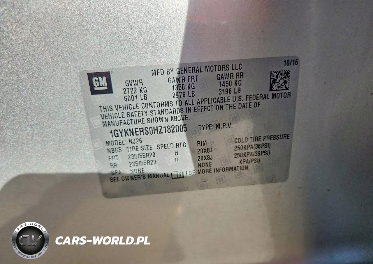 2017 Cadillac Xt5 Premium Luxury VIN:1GYKNERS0HZ182005 - 14