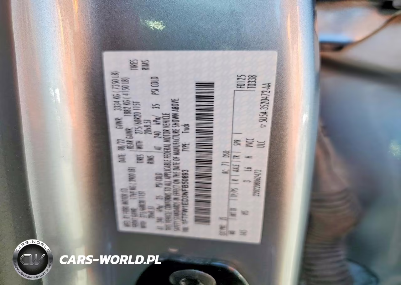 2022 Ford F150 Supercrew VIN:1FTFW1ED3NFB50893 - 12