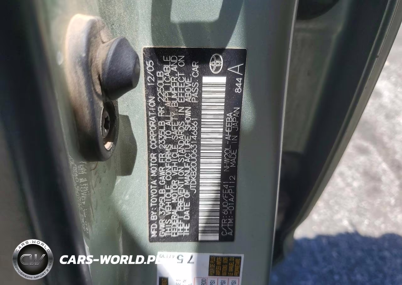 2006 Toyota Prius Base VIN:JTDKB20U063146861 - 12