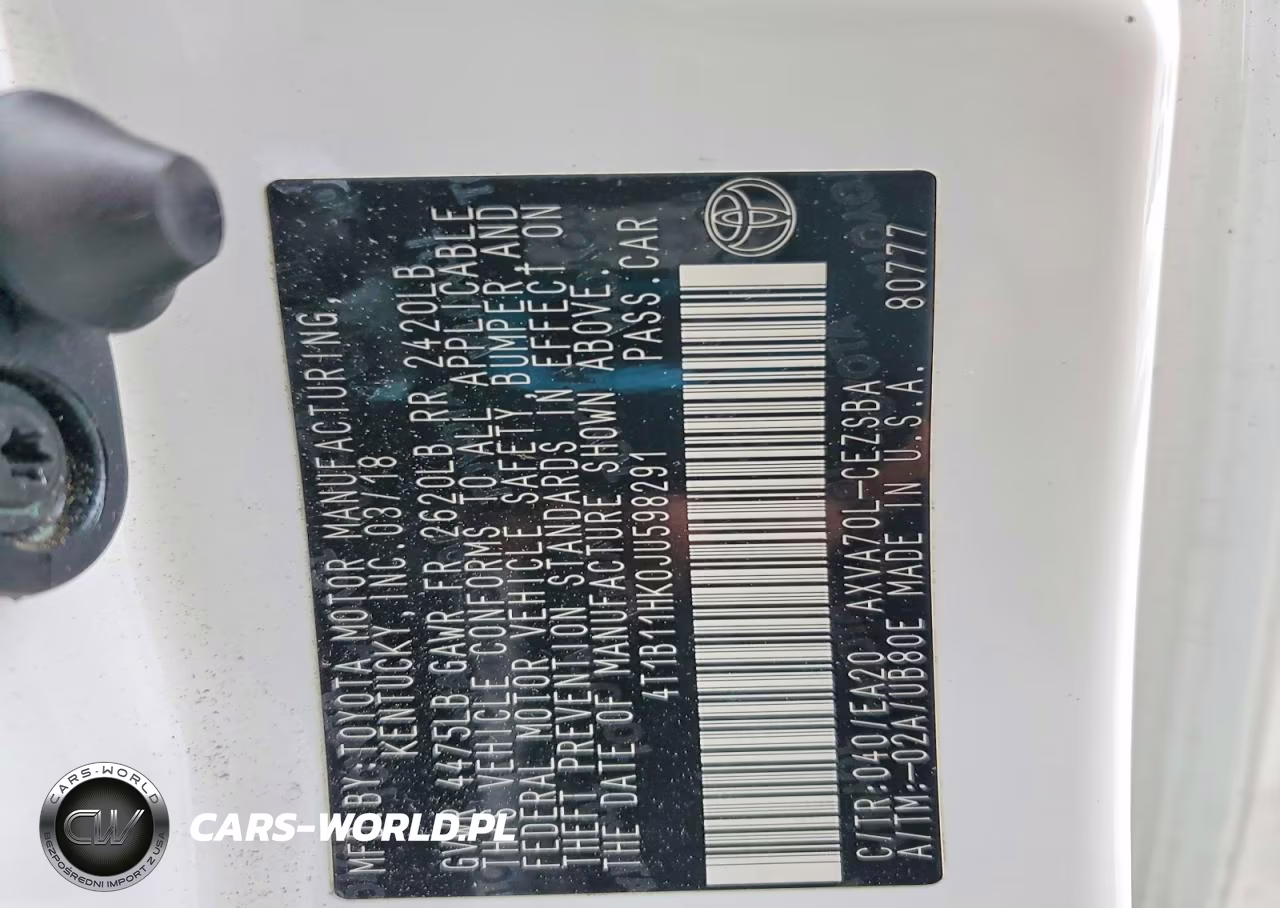2018 Toyota Camry Se VIN:4T1B11HK0JU598291 - 13