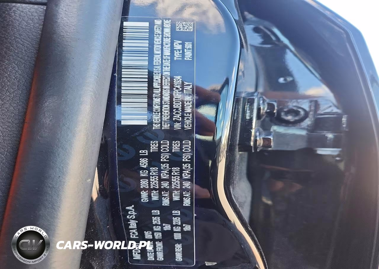 2015 Jeep Renegade Limited VIN:ZACCJBDTXFPC41934 - 13