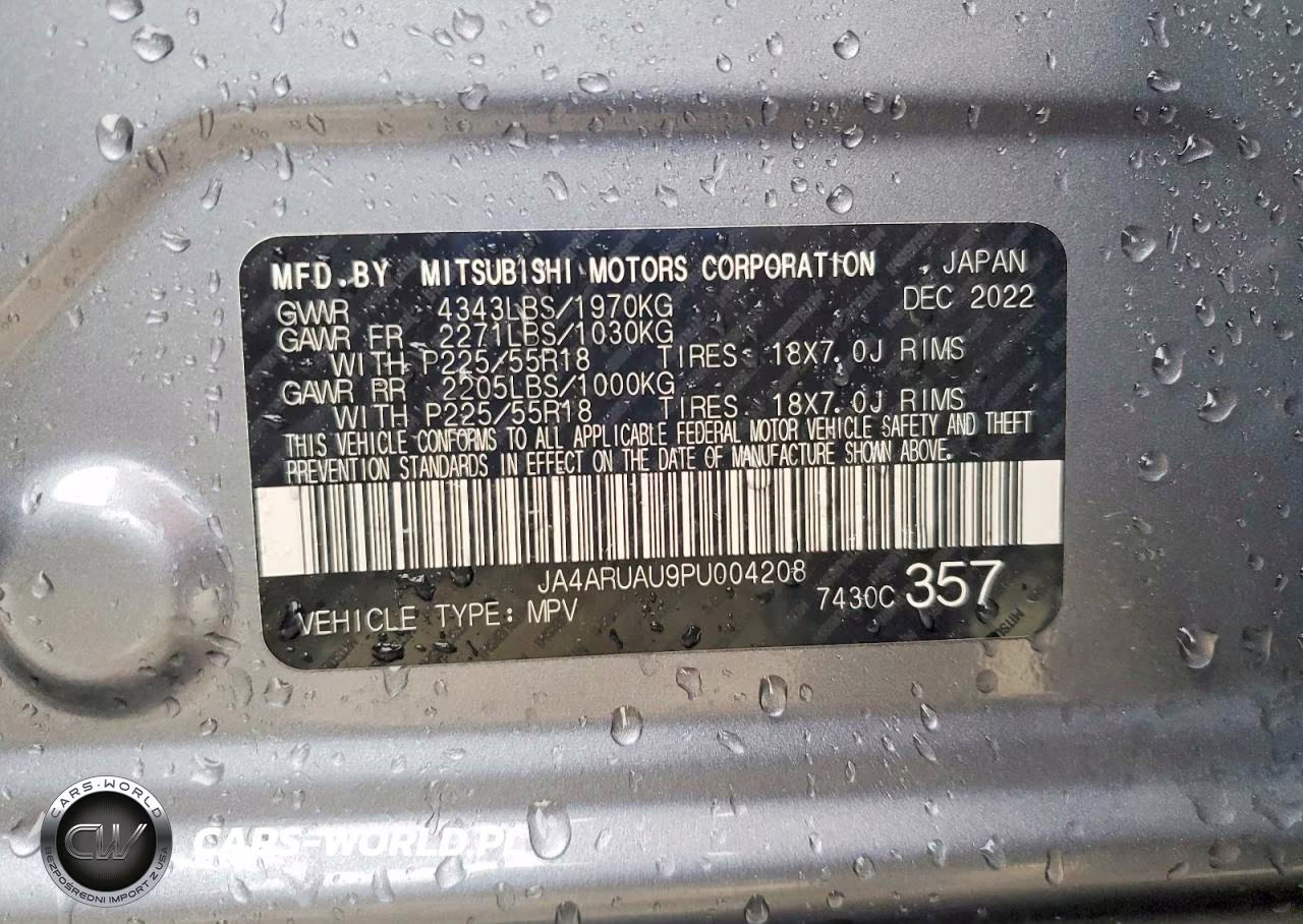 2023 Mitsubishi Outlander Sport S VIN:JA4ARUAU9PU004208 - 13