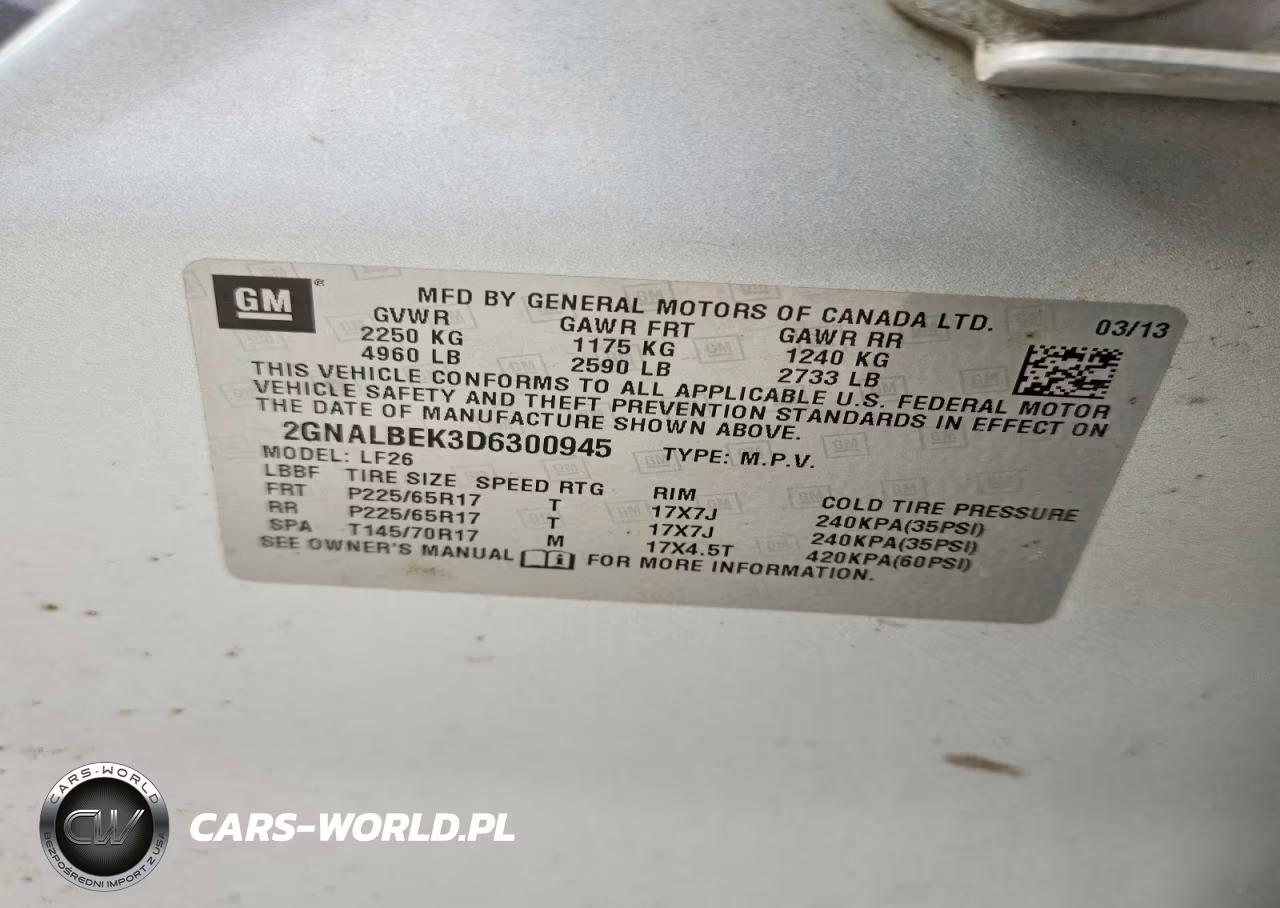 2013 Chevrolet Equinox Ls VIN:2GNALBEK3D6300945 - 14