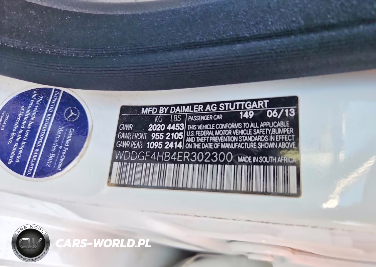 2014 Mercedes-Benz C 250 VIN:WDDGF4HB4ER302300 - 12