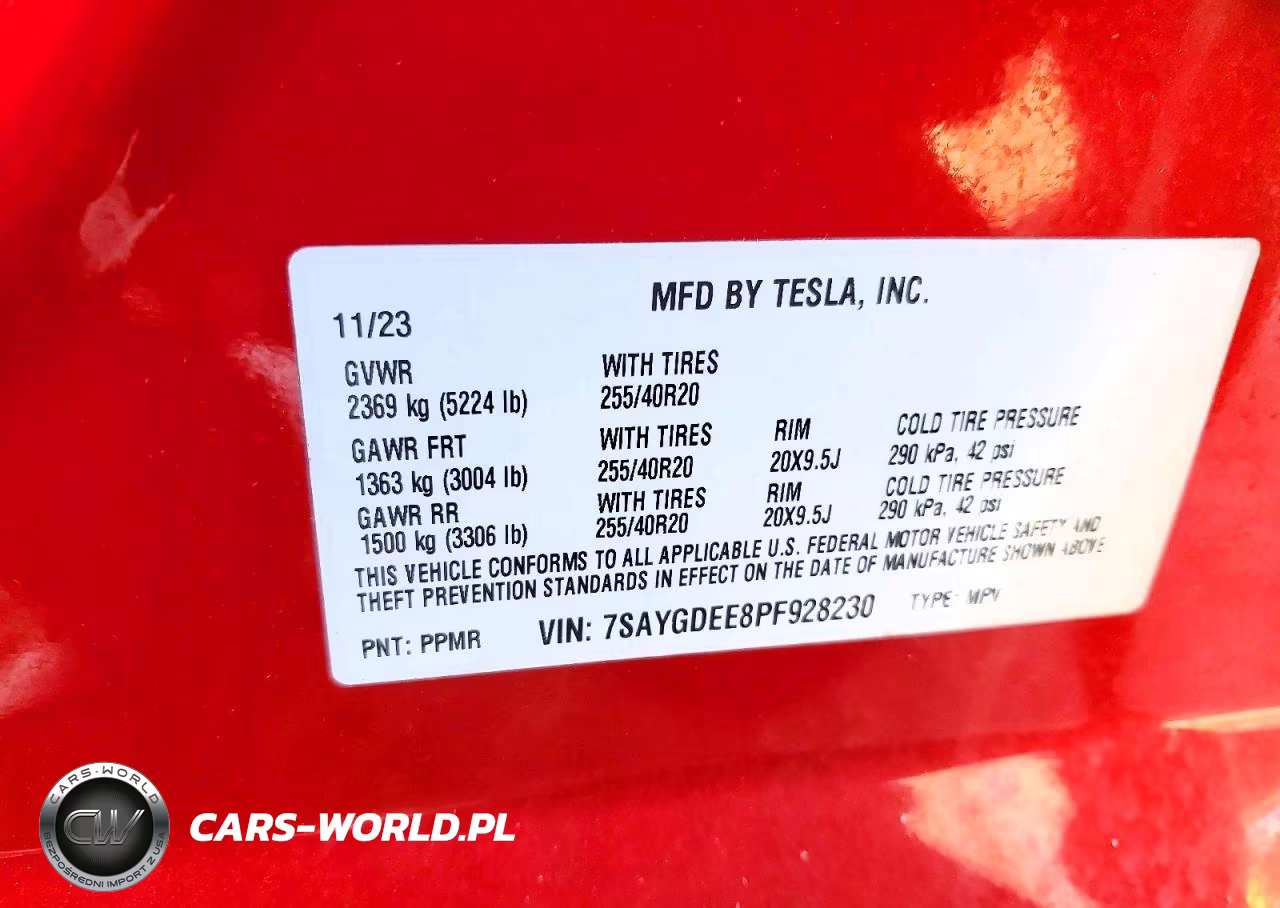 2023 Tesla Model Y VIN:7SAYGDEE8PF928230 - 13