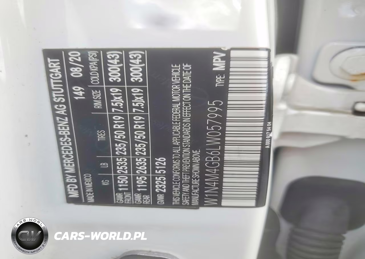 2020 Mercedes-Benz Glb 250 VIN:W1N4M4GB6LW057995 - 13