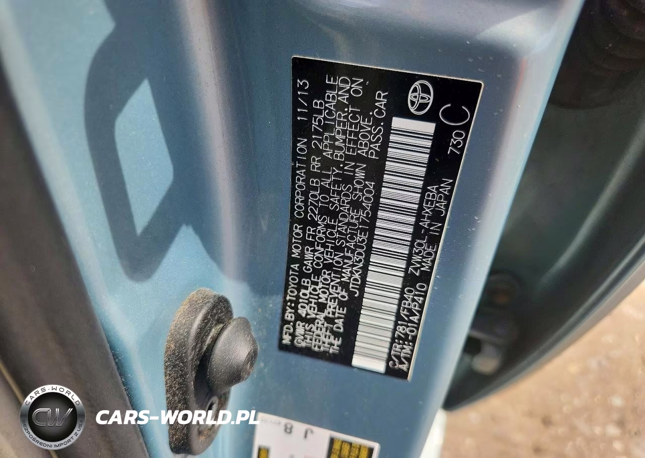 2014 Toyota Prius Three VIN:JTDKN3DU3E1754004 - 12
