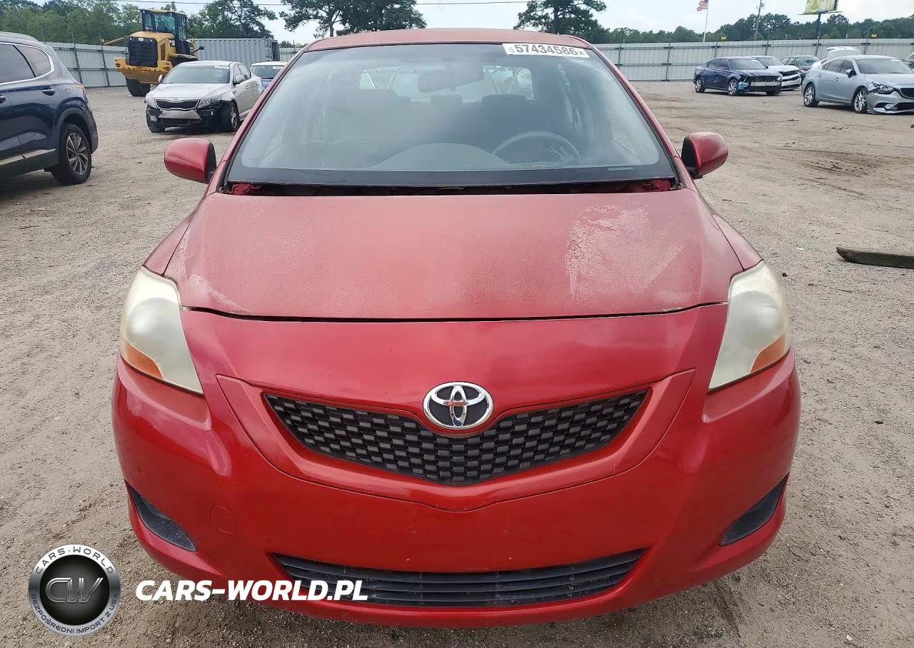 2010 Toyota Yaris Base VIN:JTDBT4K31A1362896 - 5