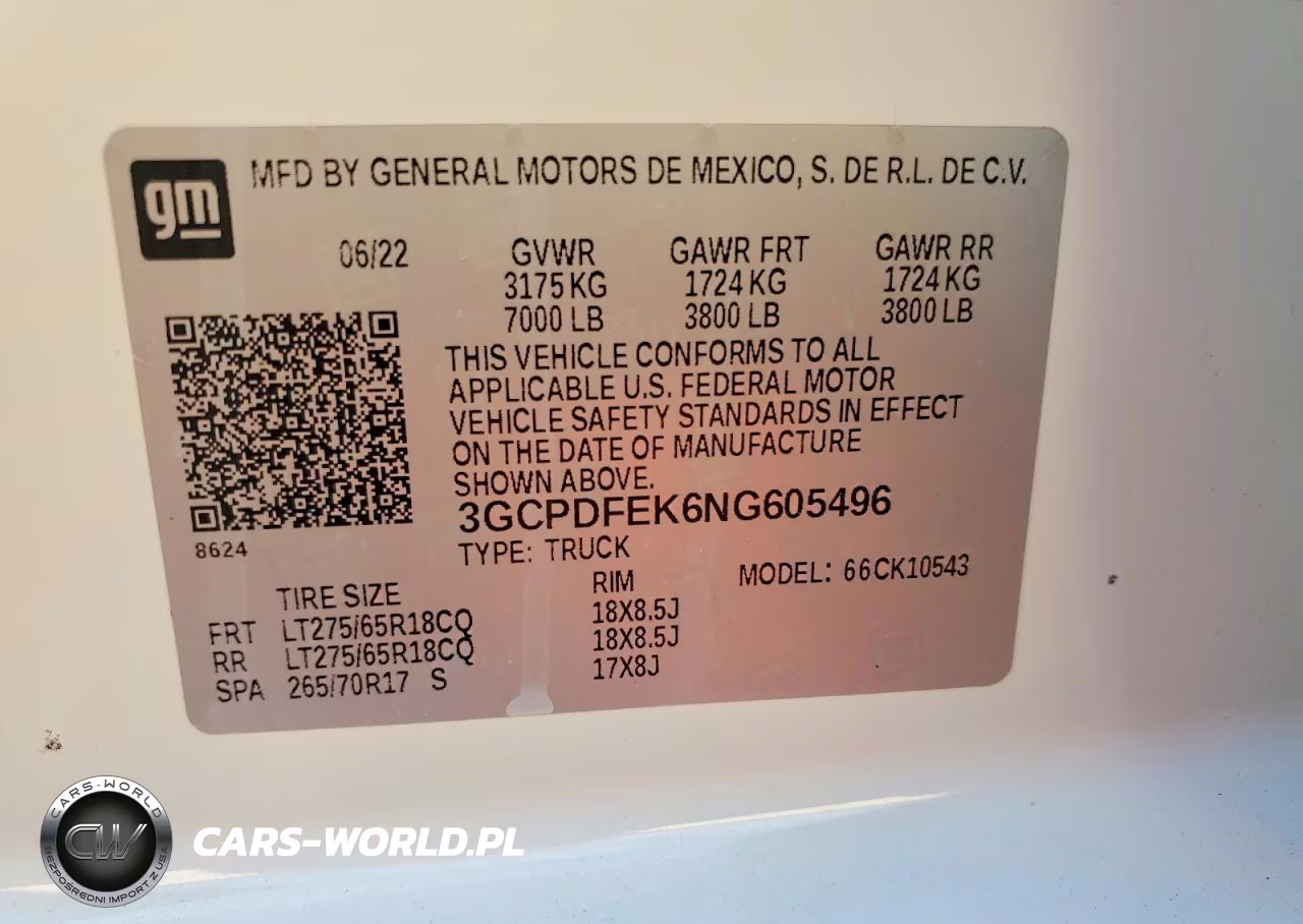 2022 Chevrolet Silverado K1500 Lt Trail Boss VIN:3GCPDFEK6NG605496 - 12