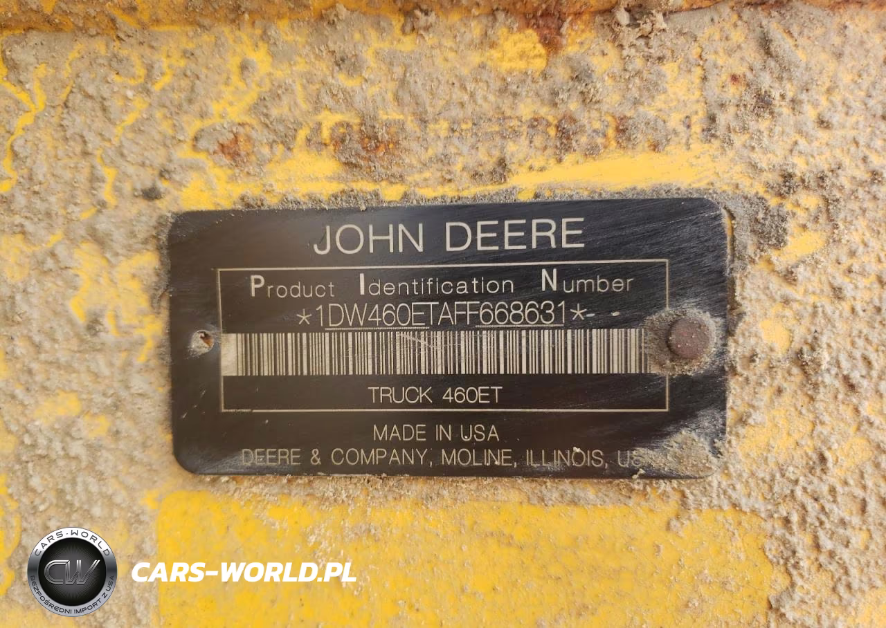 2015 John Deere Tractor VIN:1DW460ETAFF668631 - 10