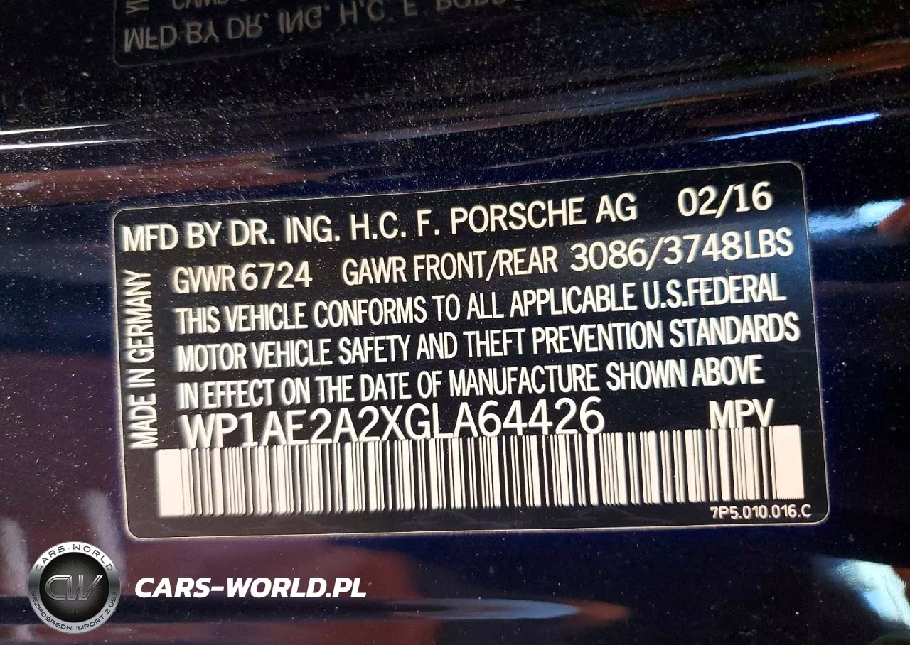 2016 Porsche Cayenne Se Hybrid VIN:WP1AE2A2XGLA64426 - 13