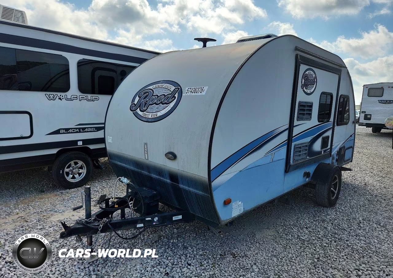 2018 Forest River Rpod Camper VIN:4X4TRPT1XJL019116 - 2