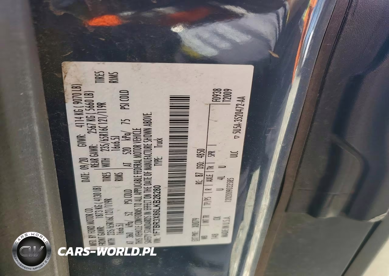 2020 Ford Transit 250 Delivery Van VIN:1FTBR3X86LKB28280 - 25
