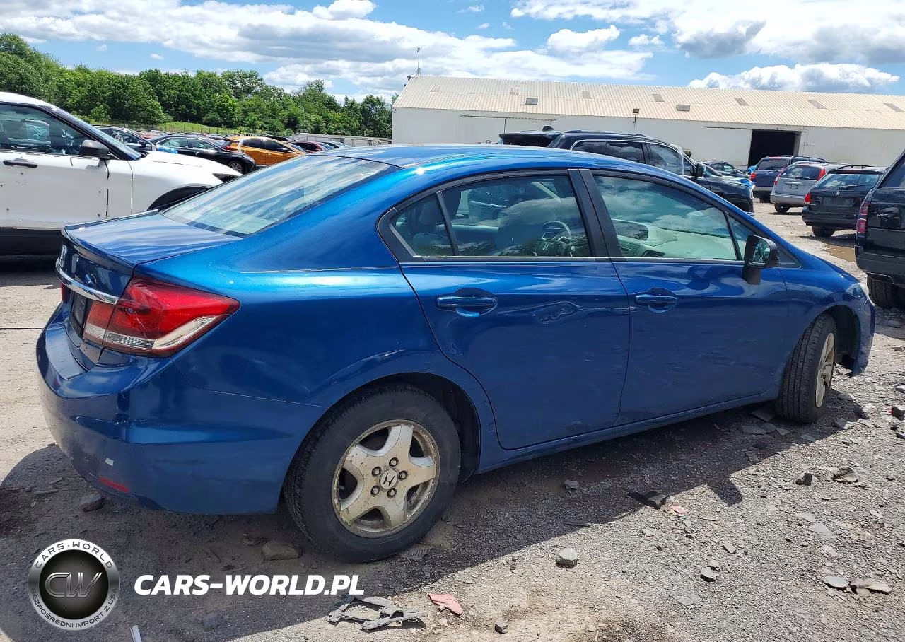 2014 Honda Civic Lx VIN:2HGFB2F57EH558516 - 3